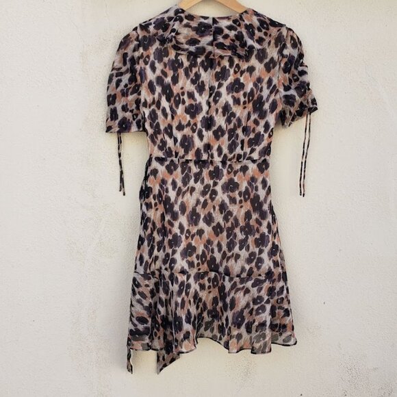 5/$100 SALE - J. Ing Wildcat Leopard Mini Dress - Picture 6 of 10